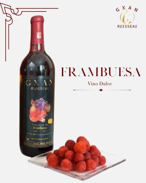 Vino dulce de frambuesa